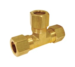 JMF Company 3/8 in. Compression 3/8 in. D Compression Brass Tee