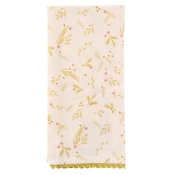 Karma Multicolored Cotton Mistletoe Tea Towel 1 pk