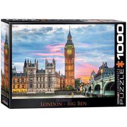 Eurographics London Big Ben Jigsaw Puzzle Multicolored 1000 pc