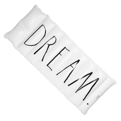 CocoNut Float Rae Dunn White Vinyl Inflatable Dream Pool Floating Lounger