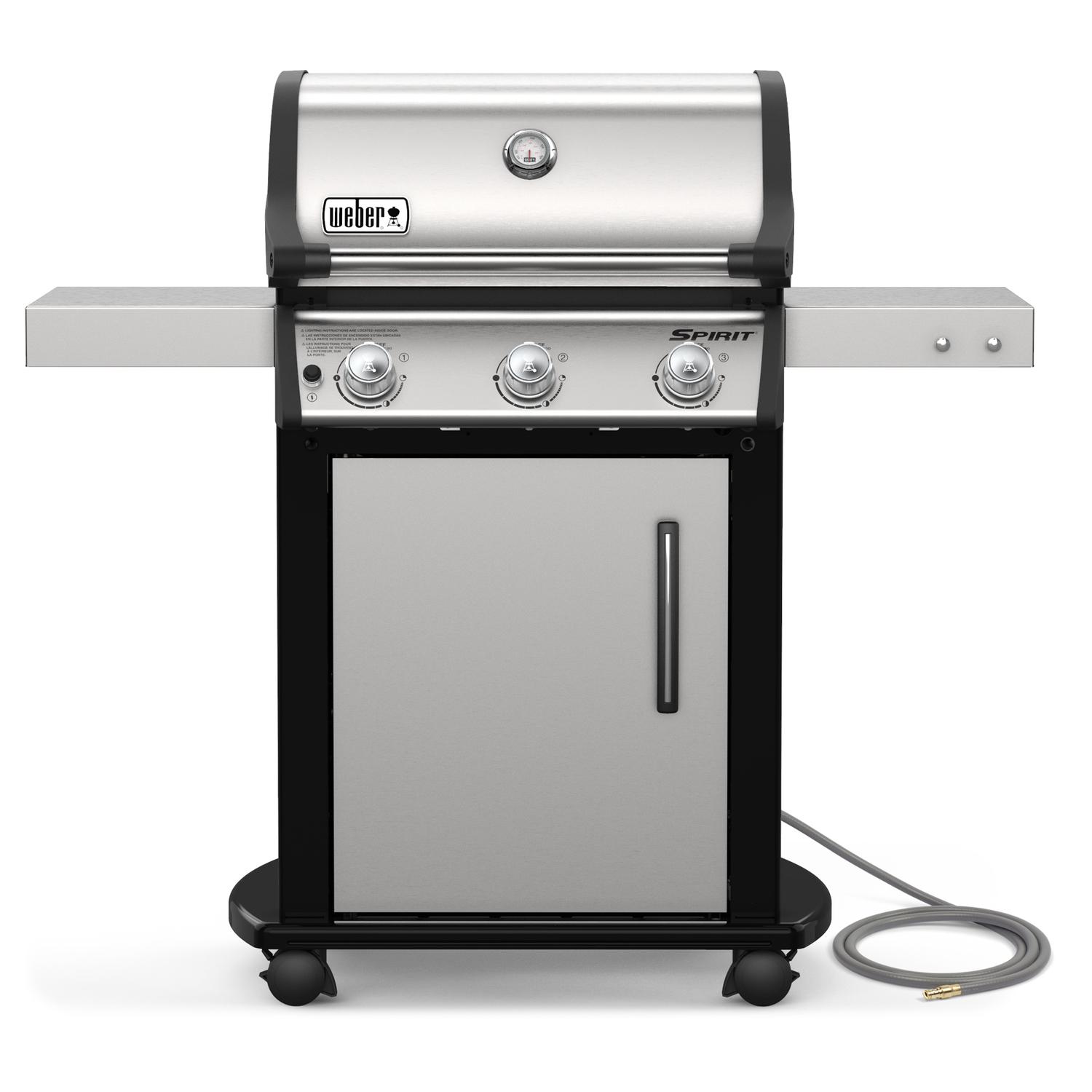 Weber Spirit S-315 Natural Gas Grill Stainless Steel 3 Burners - Ace ...