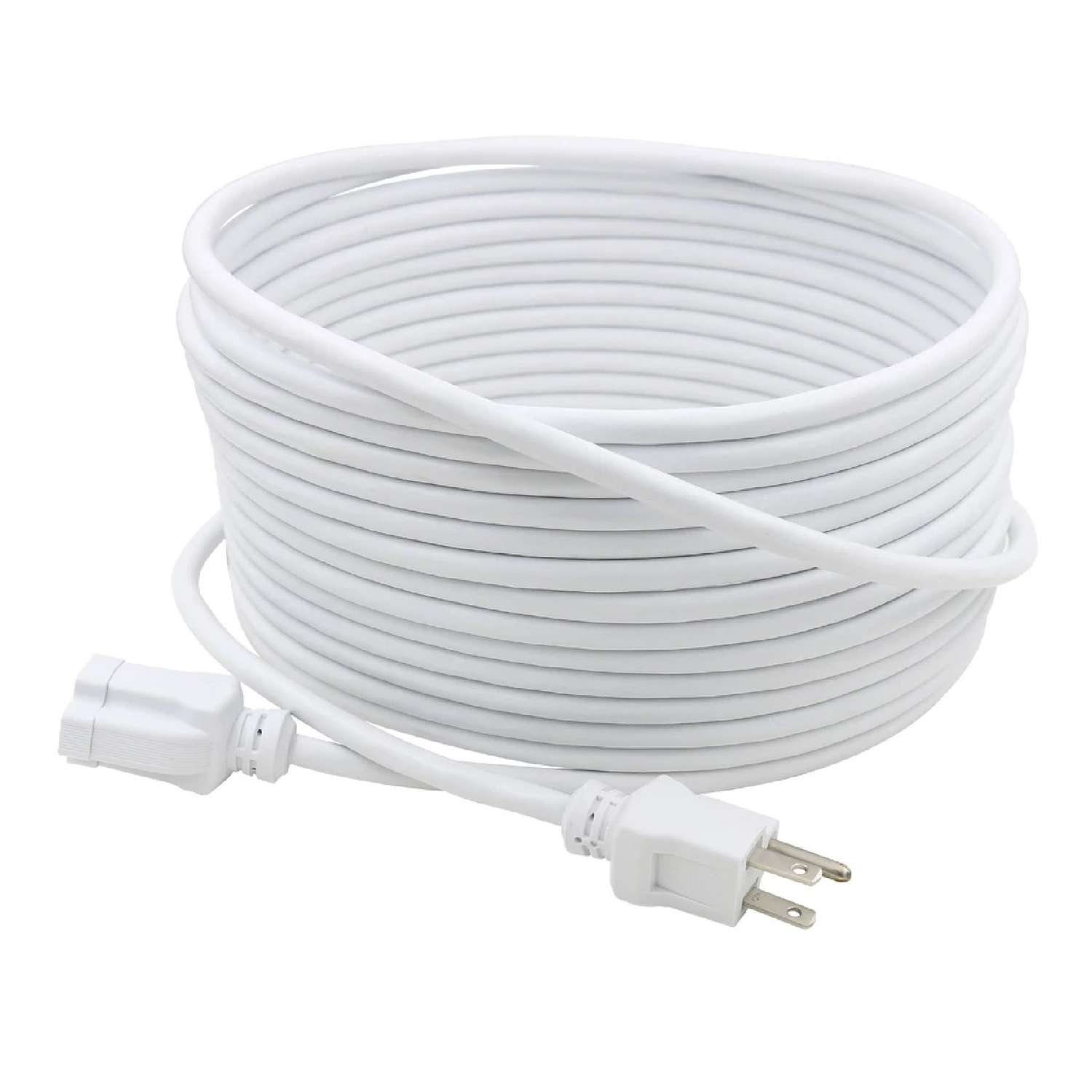 Prime Outdoor 35 ft. L White Extension Cord 16/3 SJTW Ace Hardware
