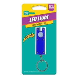 Lucky Line Plastic Assorted Keychain w/LED Light