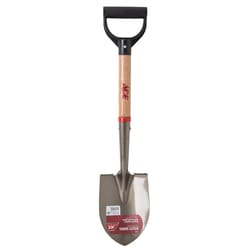 ACE Little Pal 27 in. Steel Round Utility Shovel Wood Handle