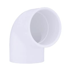 Charlotte Pipe Schedule 40 3 in. Slip X 3 in. D Slip PVC Elbow 1 pk