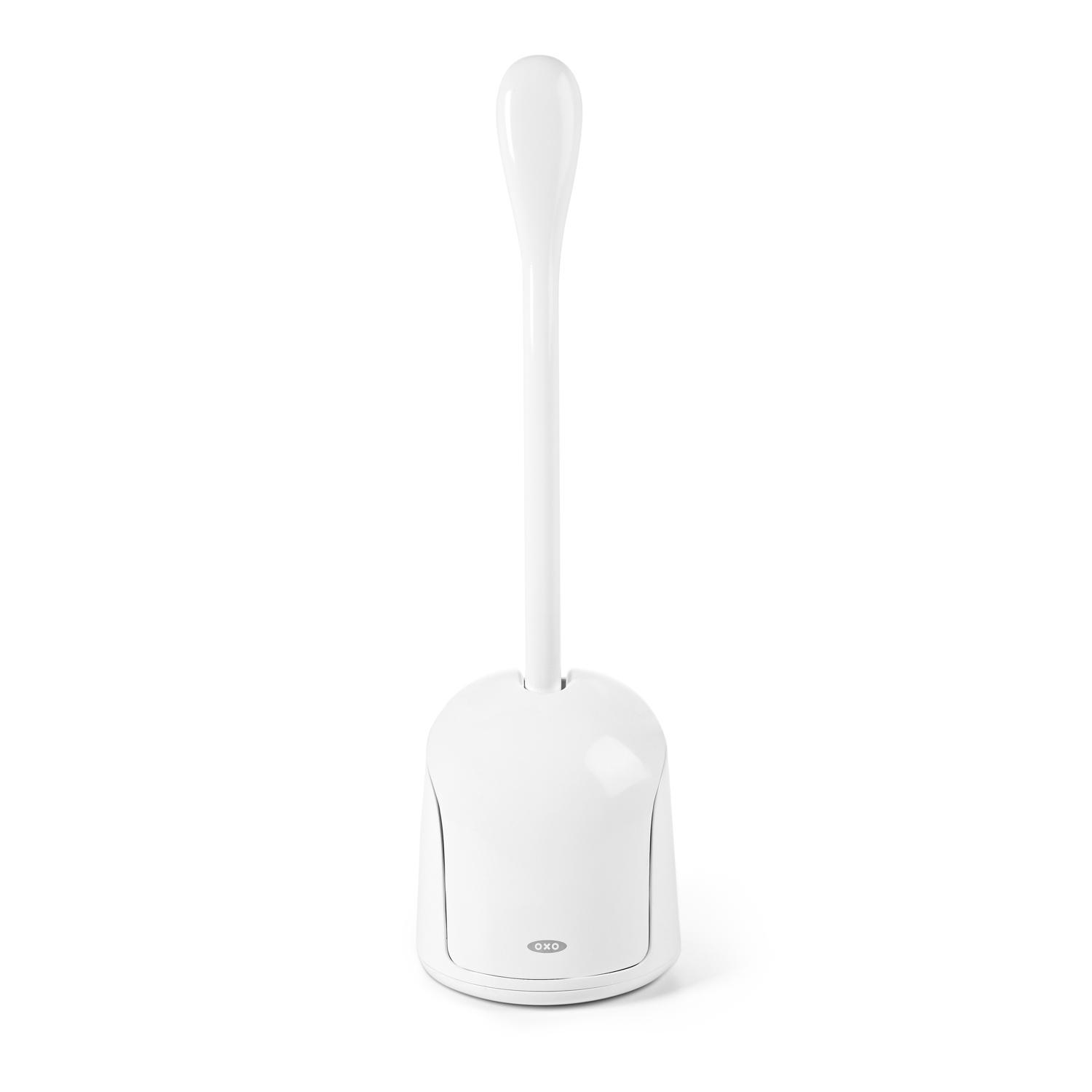 OXO Good Grips Set Toilet Brush & Plunger Combo, White