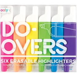 Ooly Do-Overs Assorted Chisel Tip Highlighter 6 pk