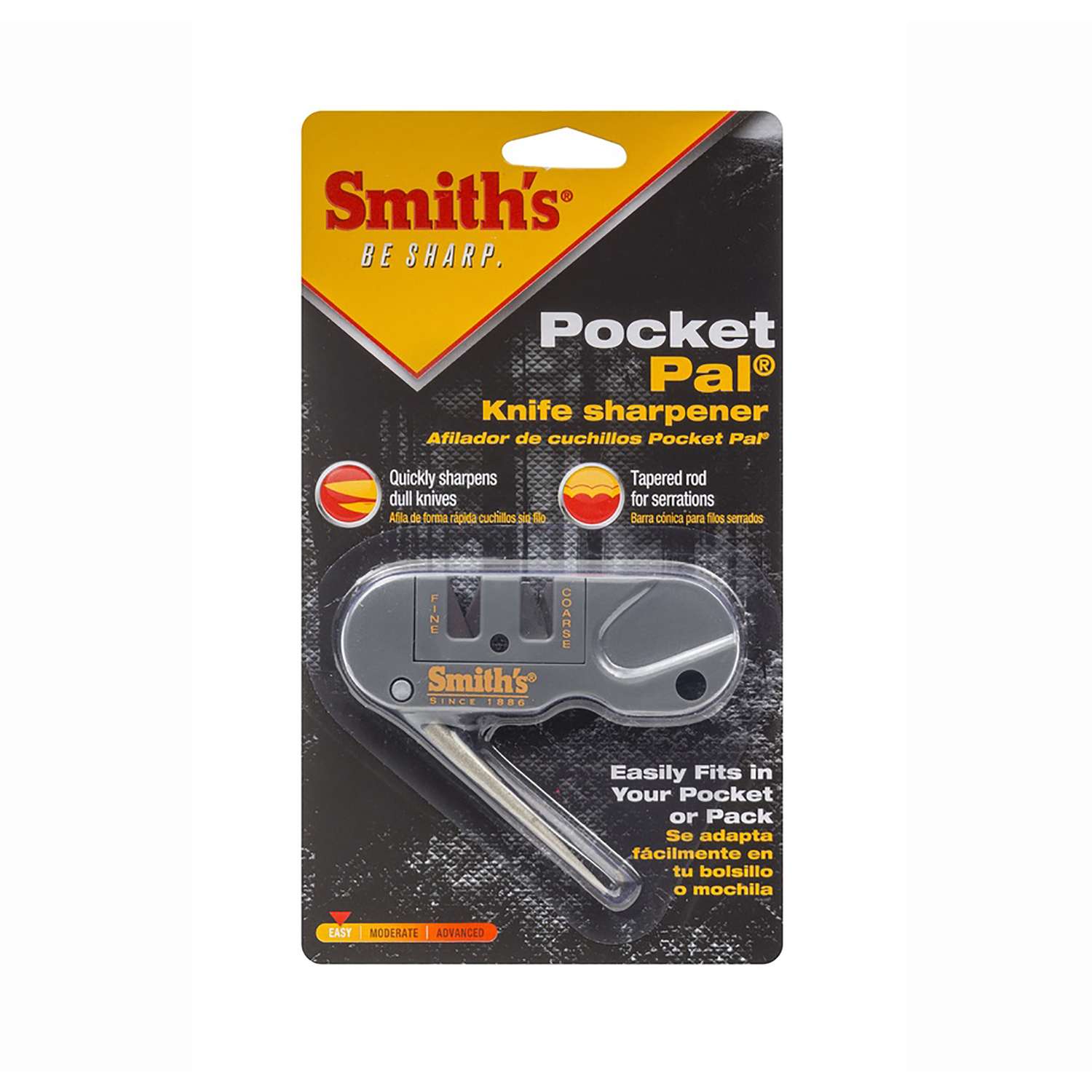 Smith's Pocket Pal Carbide/Ceramic/Diamond Knife Sharpener 1 pc - Ace  Hardware