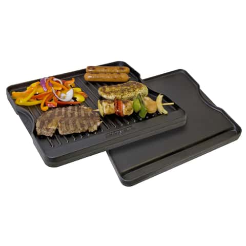 1pc Versatile Cast Iron Grill And Roasting Pan For Indoor And Outdoor  Cooking - Perfect For Barbecues And Home Cooking