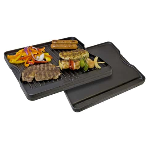 Camp Chef 24 Reversible Pre-Seasoned Cast Iron Grill/Griddle