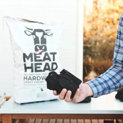 Meat Head Charcoal All Natural Axe-Breaker Hardwood Craft Chunk Charcoal 22lb