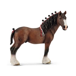 Schleich Farm World Clydesdale Gelding Toy Plastic Brown