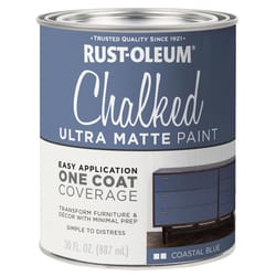 Rust-Oleum Chalked Ultra Matte Coastal Blue Water-Based Chalk Paint 30 oz