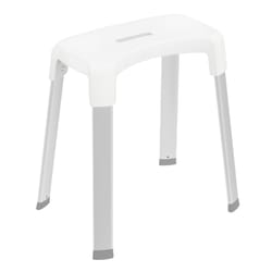 Better Living White Plastic Toilet Stool