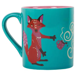 Little Blue House Blue Ceramic For Fox Sake Coffee Mug 1 pk