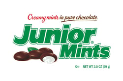 Junior Mints Chocolate, Mint Candy 3.5 oz