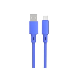 A.S.K USB to Type C Cable 12 ft. Blue