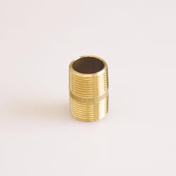 ATC 3/4 in. MPT 3/4 in. D MPT Yellow Brass Nipple 1-1/2 in. L