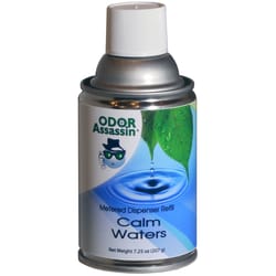 Odor Assassin Metered Aerosols Calming Rain Scent Metered Odor Eliminating Spray 7.25 oz Aerosol