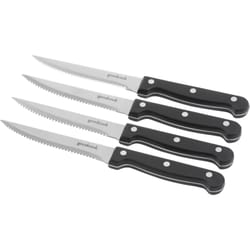 Good Cook 4.5 in. L Stainless Steel Steak Knife Set 4 pc