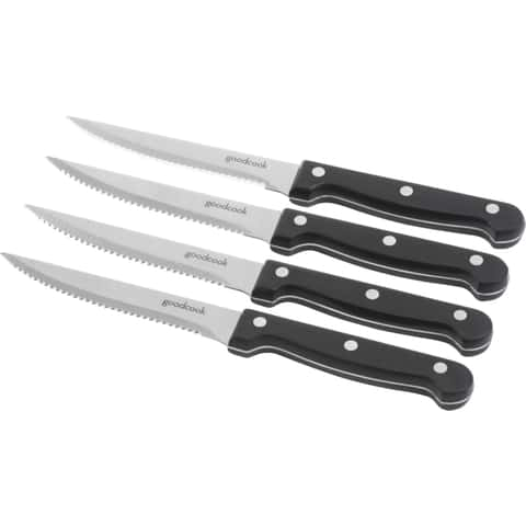 Chef Craft Select Paring Knife Set, 2.5 inch Blade 6 inch in Length 4 Piece  Set , Stainless Steel/Black 