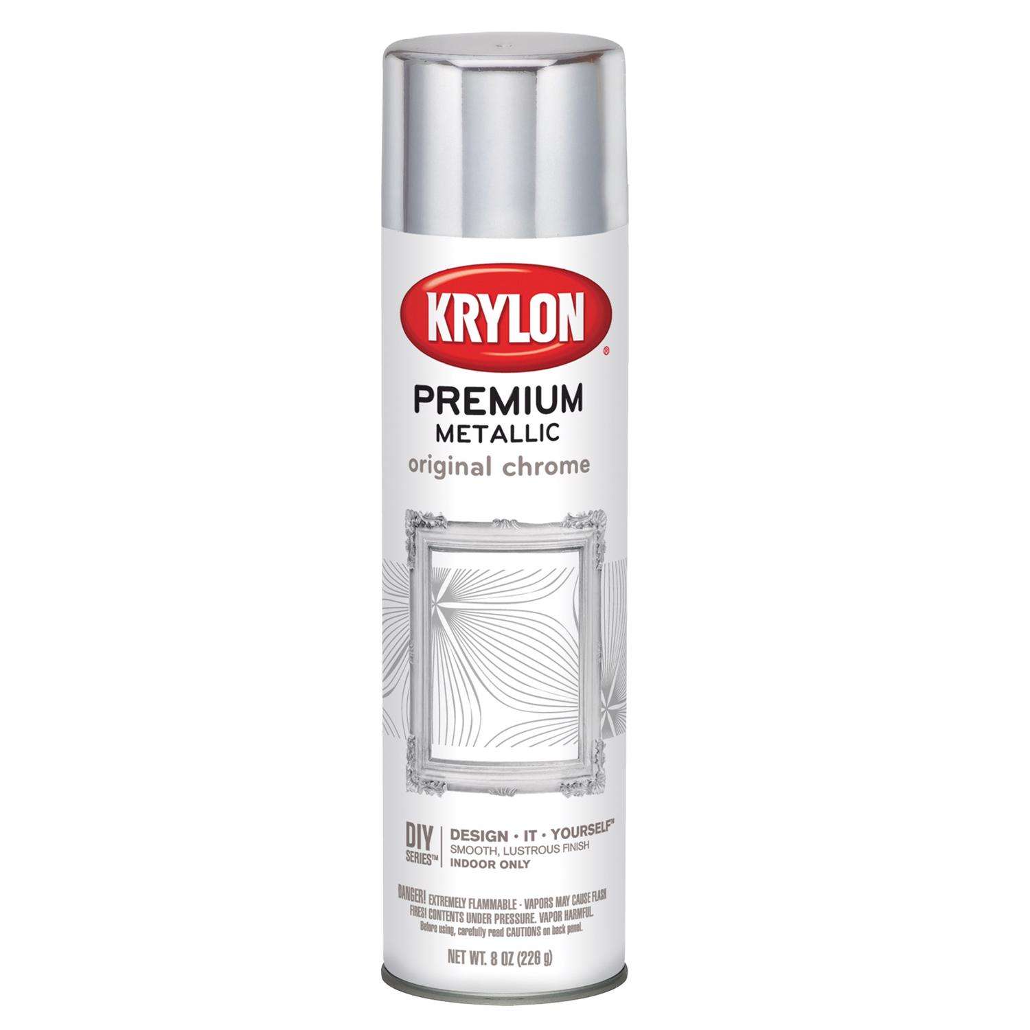 Krylon Premium Original Chrome Metallic Spray Paint 8 oz - Ace