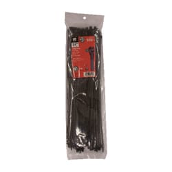 Gardner Bender 14 in. L Black Cable Tie 100 pk