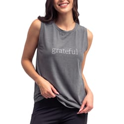 Fitkicks S Sleeveless Women's Gray Tank Top