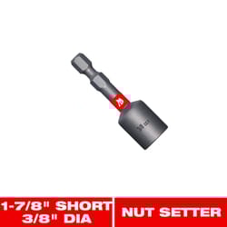 Diablo 3/8 in. X 1-7/8 in. L Black Oxide Magnetic Nut Setter 1 pc