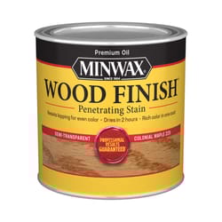 Minwax Wood Finish Semi-Transparent Colonial Maple Oil-Based Penetrating Wood Stain 1/2 pt