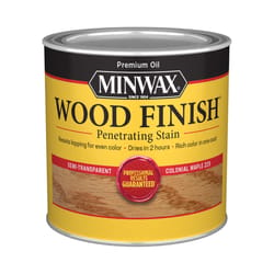 Minwax Wood Finish Semi-Transparent Colonial Maple Oil-Based Penetrating Wood Stain 1/2 pt