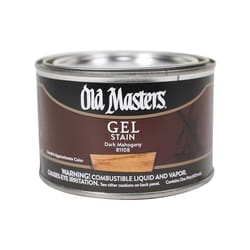 Old Masters Semi-Transparent Dark Mahogany Oil-Based Alkyd Gel Stain 1 pt