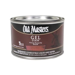 Old Masters Semi-Transparent Vintage Burgundy Oil-Based Alkyd Gel Stain 1 pt