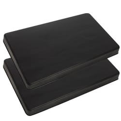 Range Kleen Black Steel Burner Kover Set