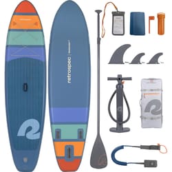 Retrospec Weekender 2 iSUP PVC Inflatable Navy Zion Paddleboard 6 in. H X 12.4 in. W X 34 in. L