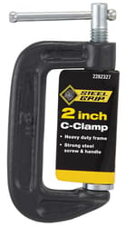 Steel Grip 2 in. X 1 in. D Adjustable C-Clamp 1 lb 1 pc