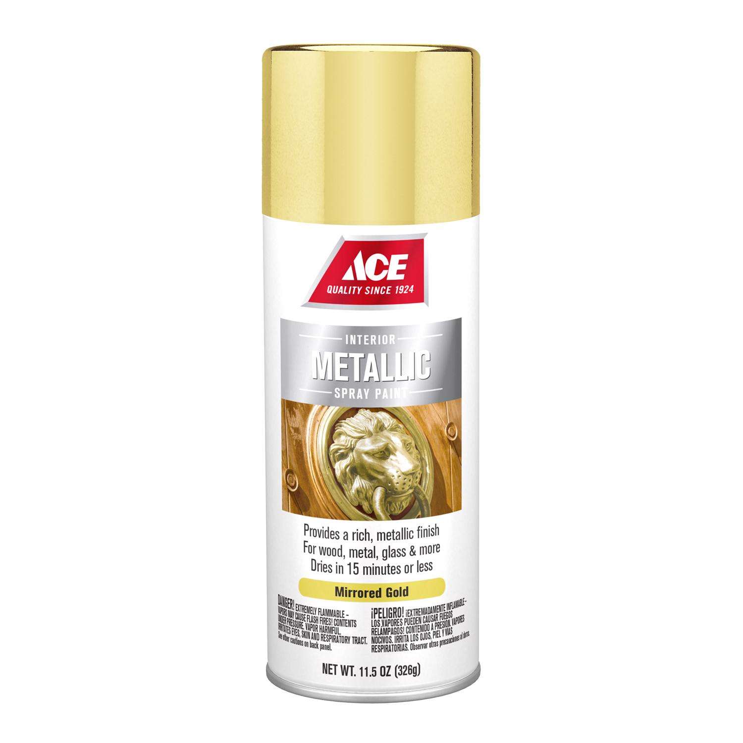 Ace Metallic Mirrored Gold Spray Paint 11.5 oz