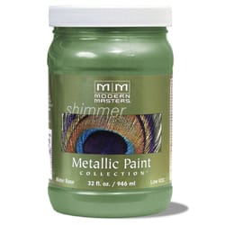 Modern Masters Shimmer Satin Mystical Green Metallic Paint 1 qt