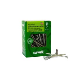 SPAX Multi-Material No. 10 in. X 3 in. L Unidrive Flat Head Serrated Construction Screws