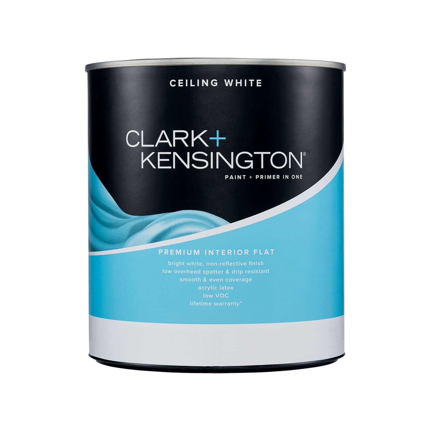 Clark+Kensington Flat Ceiling White Premium Paint Interior 1 qt Ace Hardware