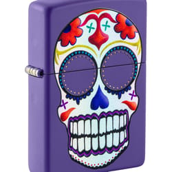 Zippo Purple Sugar Skull Lighter 1 pk