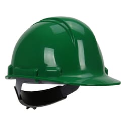 Safety Works 4-Point Ratchet Cap Style Hard Hat Green