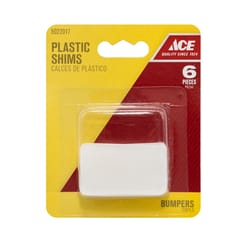 Ace 1.1 in. W X 2 in. L Plastic Shim 6 pk
