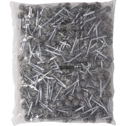 HILLMAN No. 10 X 1.5 in. L Hex Drive Washer Head Roofing Screws 250 pk