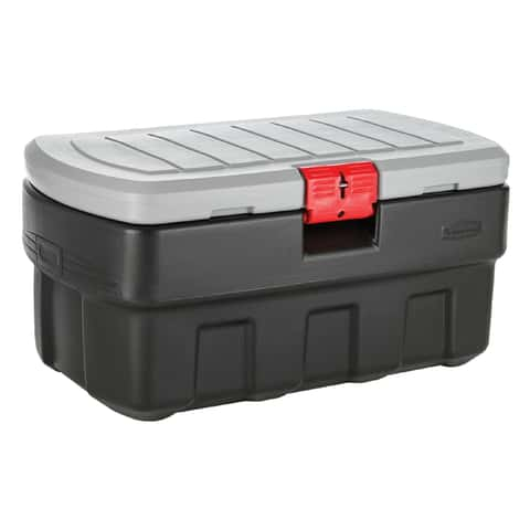  Rubbermaid ActionPacker Lockable Storage Box, 35 Gal