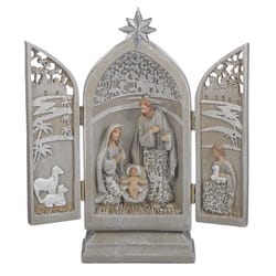 Roman Holiday Multicolored Holy Family Triptych Table Decor 8.46 in.