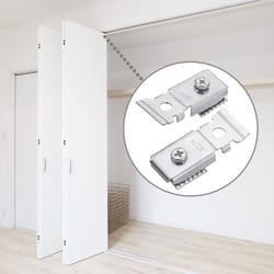 Ace Metallic Steel Clip for Bifold Closet Door Track 2 pc