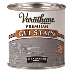 Varathane Premium Weathered Gray Oil-Based Linseed Oil Modified Alkyd Gel Stain 1/2 pt