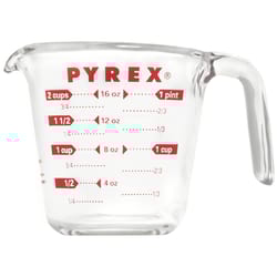 Pyrex 2 cups Glass Clear Measuring Cup