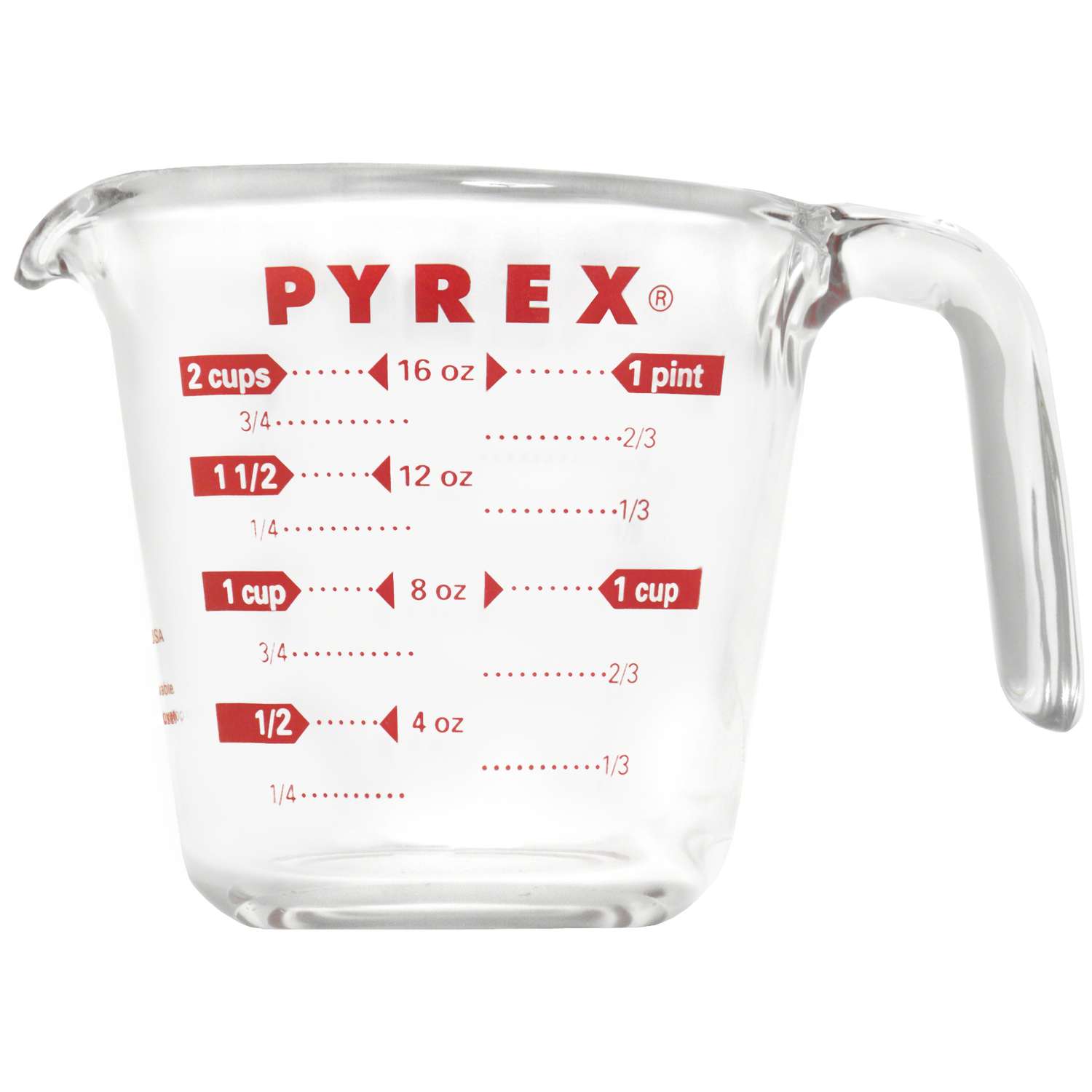 Pyrex 3-Piece Measuring Cup Set, Clear